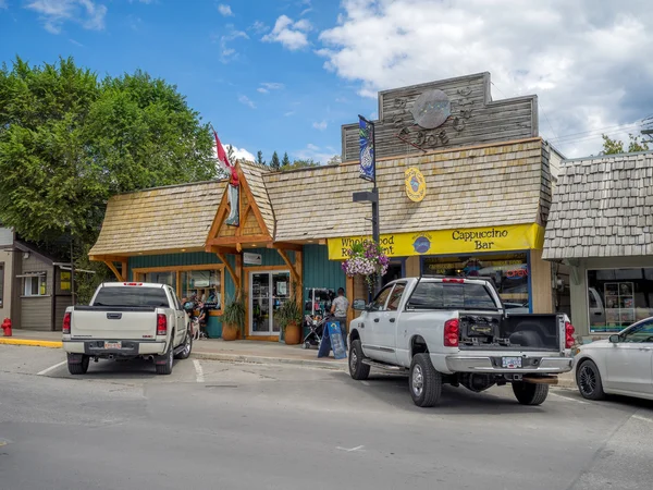 Main street στην πόλη της Invemere — Φωτογραφία Αρχείου