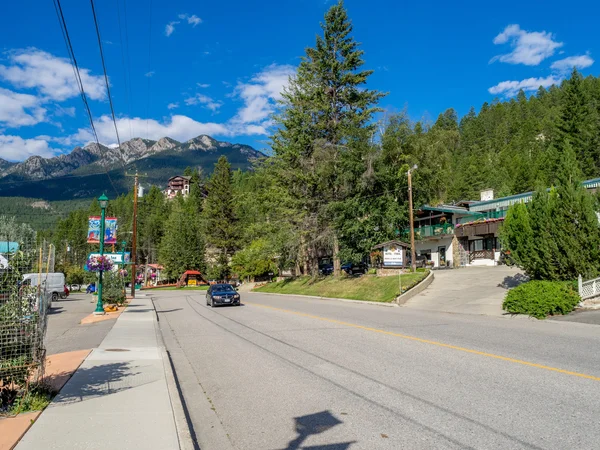 Town of Radium Hot Springs — Stock Photo, Image