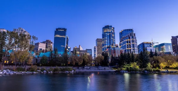 Horizonte de Calgary, Alberta — Fotografia de Stock