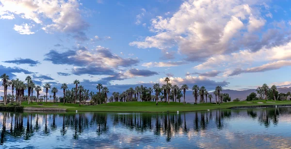 Golf Sahası gündoğumu, Palm Desert Kaliforniya
