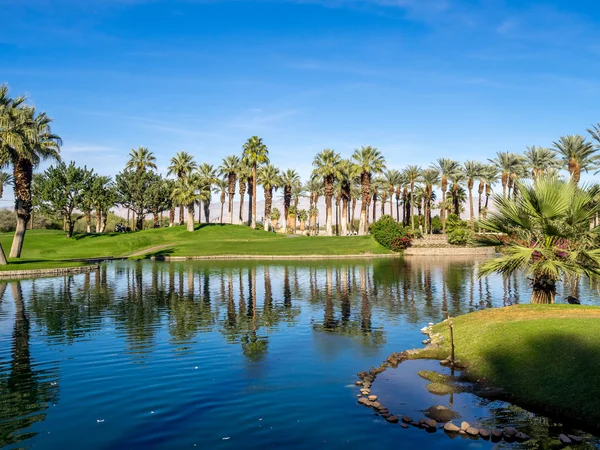 Golfbana i Palm Desert Kalifornien — Stockfoto