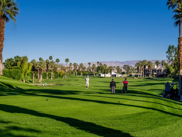 Golfing at the golf courses at the Marriott Villas Desert Springs — Stock Photo, Image