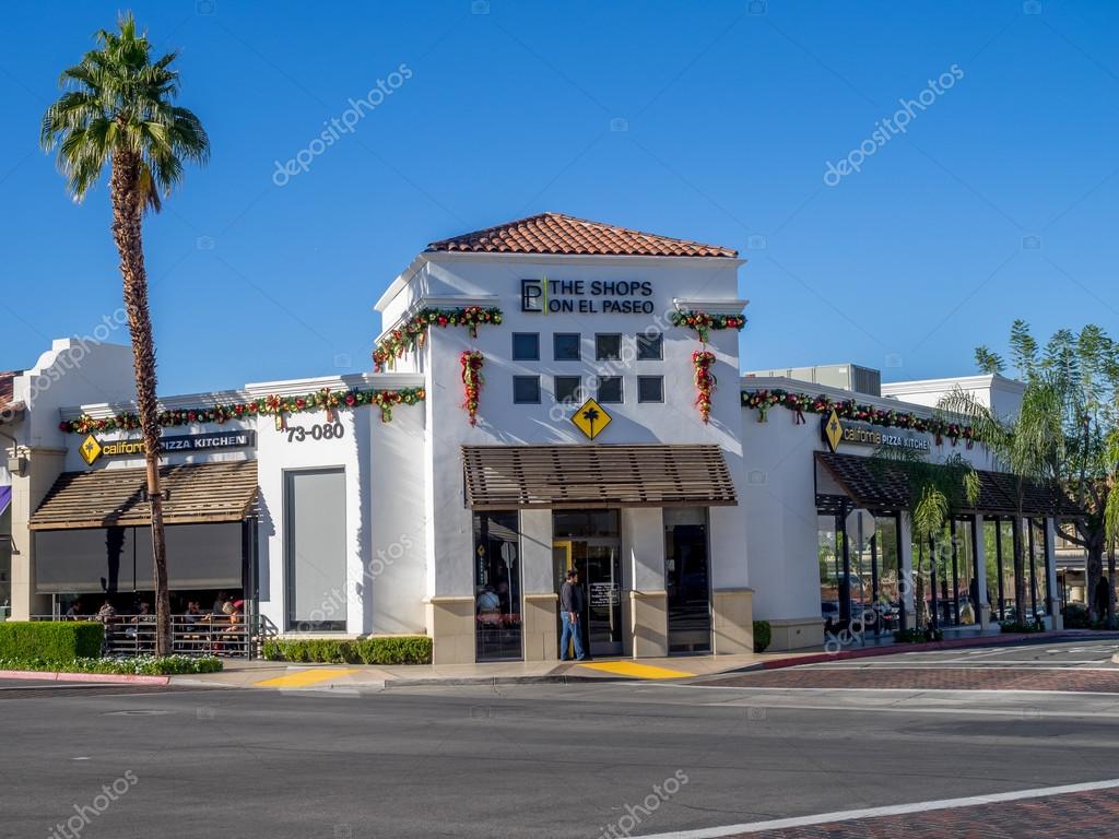 PALM DESERT, CA - NOVEMBER 22: El Paseo Shopping District On