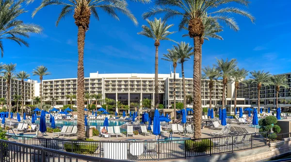 Poolerna på Jw Marriott Desert Springs — Stockfoto