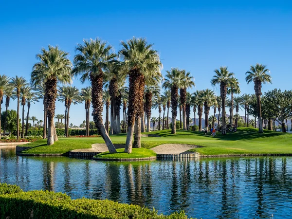 Golfové hřiště, Palm Desert Kalifornii — Stock fotografie