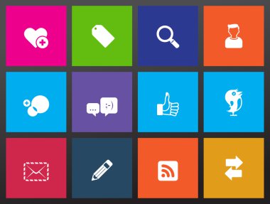 Metro Stil kümesi simgeleri