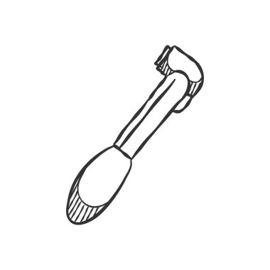 Lastik şişirme ikonu. Vektör illüstrasyonu.