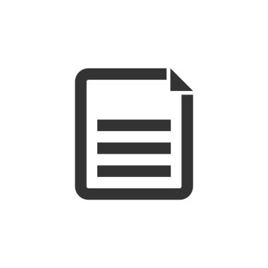 Metin dosya biçimi simgesi kalın ana hatlar biçiminde. Siyah ve beyaz tek renkli vektör çizimi.