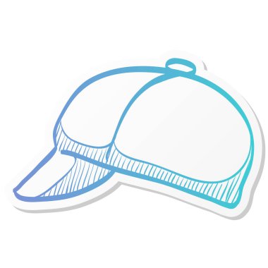 Etiket renkli bisiklet şapkası simgesi. Spor ulaşım bisikleti başlık koruması