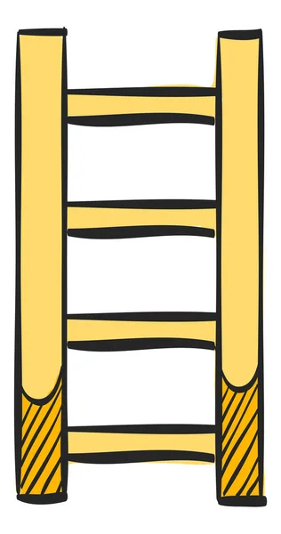 Icono Escalera Dibujo Color — Vector de stock