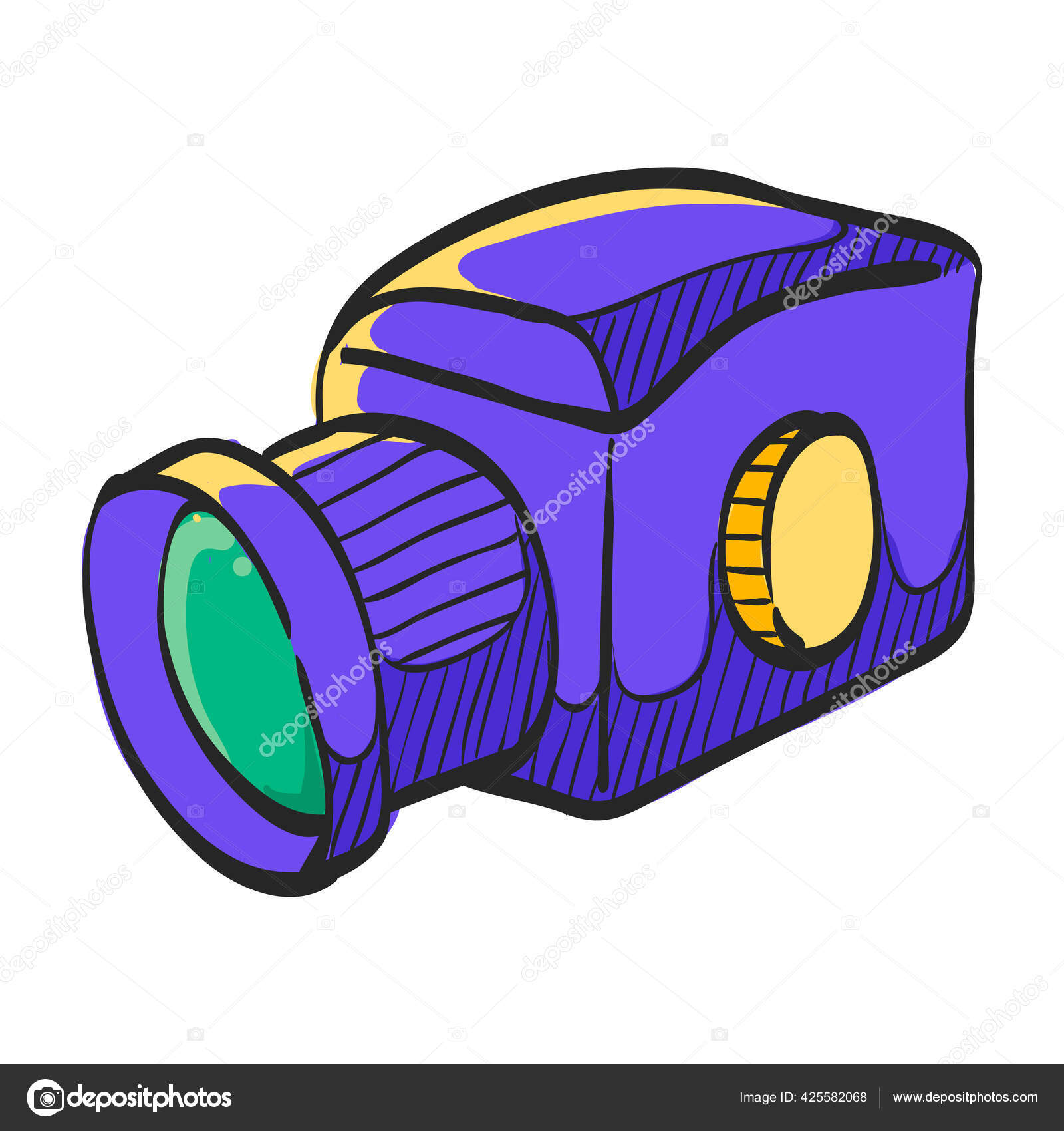 Camera Icon Color Drawing Vintage Retro Photography Photo Vector Image By C Puruan Vector Stock 425582068 See more ideas about camera drawing, camera, camera art. depositphotos