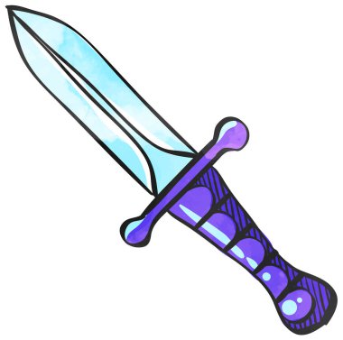 Suluboya Biçimli Bıçak