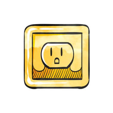 Suluboya biçimi simgesi Elektrik prizi