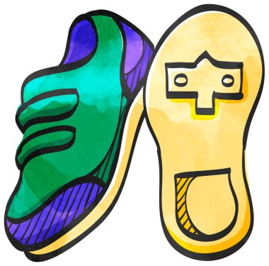 Suluboya Biçimli Bisiklet Ayakkabısı