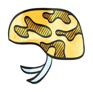 Suluboya tarzı simge Askeri miğfer