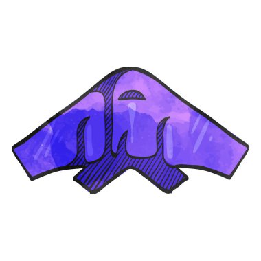 Suluboya biçim simgesi Gizli bombardıman jeti