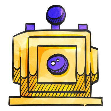 Suluboya biçim simgesi Büyük biçim kamerası