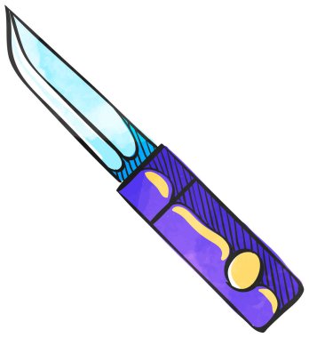 Suluboya Biçimli Bıçak