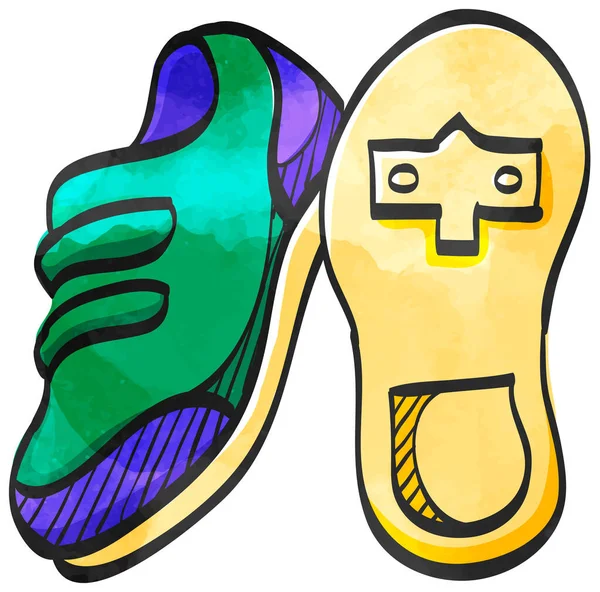 Suluboya Biçimli Bisiklet Ayakkabısı