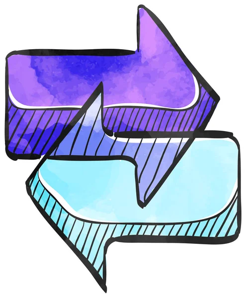 Suluboya biçim simgesi Okları