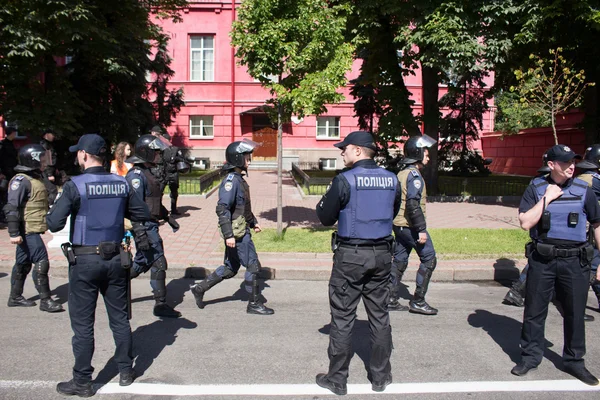Polis eşitlik Mart ayında. Kiev, 12 Lune 2016.