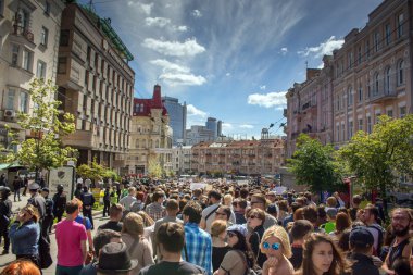 Eşitlik Mart Kiev, Ukrayna, 12 Haziran 2016.