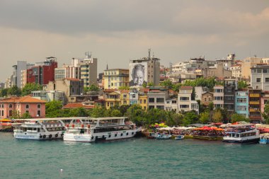 Istanbul manzaralı bir grafiti