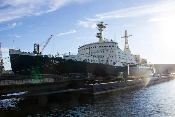 Jaderný Ledoborec Lenin Murmansk Rusko Srpen 2020 — Stock fotografie