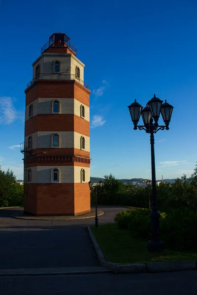 Complejo Conmemorativo Los Marineros Que Murieron Tiempos Paz Murmansk Rusia — Foto de Stock