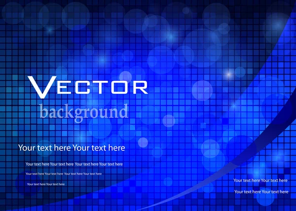 Elegant seamless pattern in blue — Stock Vector