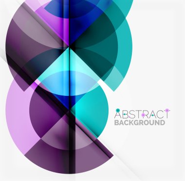 Geometrik tasarım arka plan - daireler