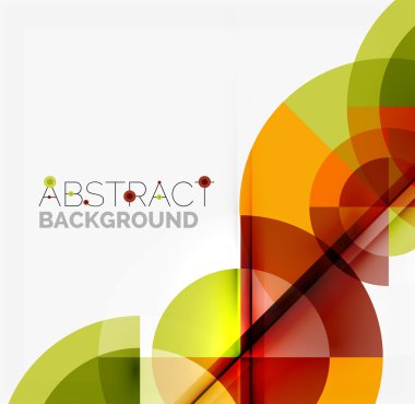 Geometrik tasarım arka plan - daireler