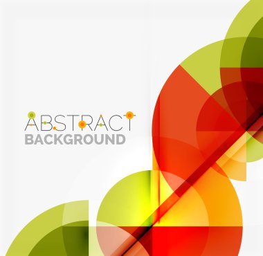 Geometrik tasarım arka plan - daireler