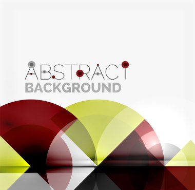 Geometrik tasarım arka plan - daireler