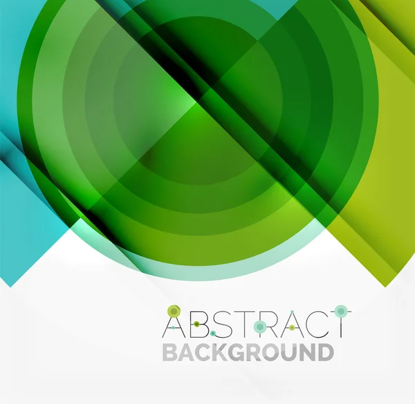 Geometriska design abstrakt bakgrund - cirklar — Stock vektor