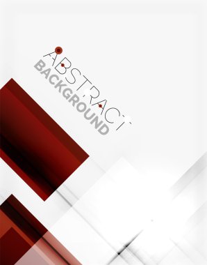 Düz parlak geometrik tasarım hatları