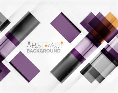 Düz parlak geometrik tasarım hatları