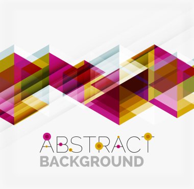 vektör üçgen arka plan