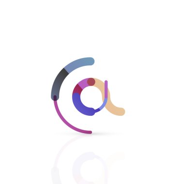 Vektör e-posta iş sembolü, ya da işaret logo. Doğrusal minimalist düz simgesi tasarım