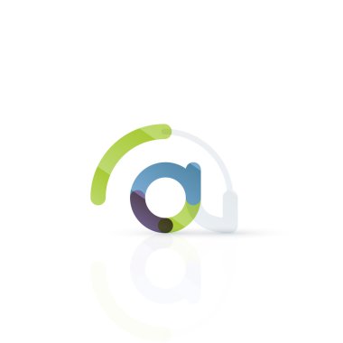 Vektör e-posta iş sembolü, ya da işaret logo. Doğrusal minimalist düz simgesi tasarım