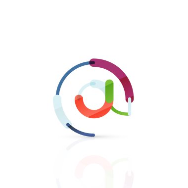 Vektör e-posta iş sembolü, ya da işaret logo. Doğrusal minimalist düz simgesi tasarım