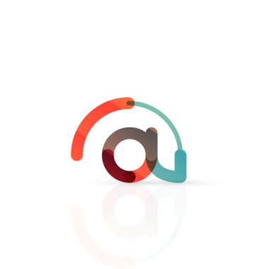 Vektör e-posta iş sembolü, ya da işaret logo. Doğrusal minimalist düz simgesi tasarım