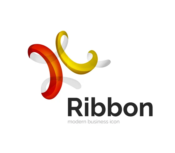 Logo de ruban vectoriel moderne — Image vectorielle