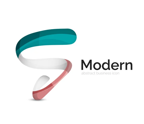 Moderna vektor ribbon logo — Stock vektor