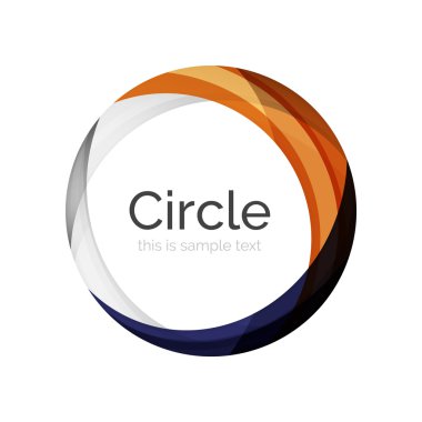 Vektör girdap simgesini veya arka plan