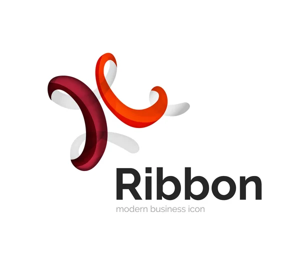 Logo de ruban vectoriel moderne — Image vectorielle