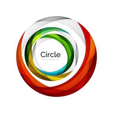 Vektör girdap simgesini veya arka plan