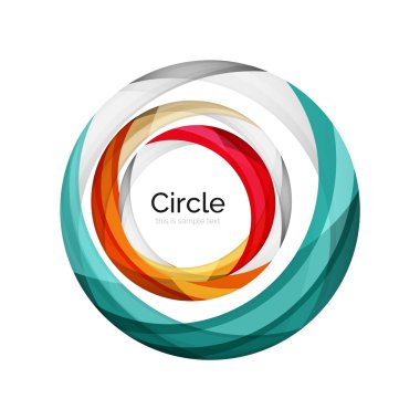 Vektör girdap simgesini veya arka plan