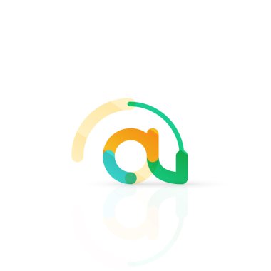 Vektör e-posta iş sembolü, ya da işaret logo. Doğrusal minimalist düz simgesi tasarım