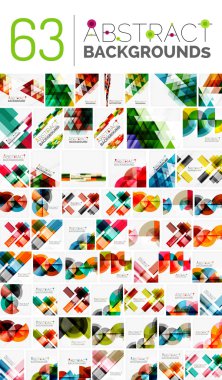 Çeşitli arka, geometrik tarzı topluluğu